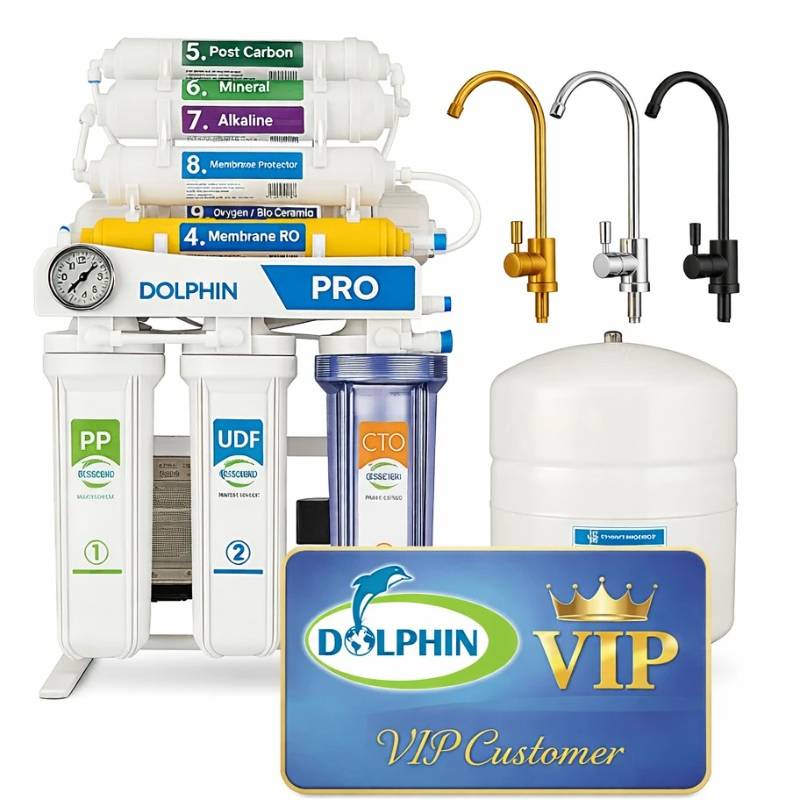 دستگاه تصفیه آب خانگی 9 مرحله ای PRO-RO-Dolphin