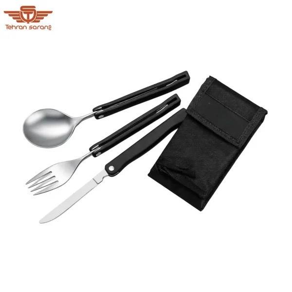 قاشق چنگال تاشو مسافرتی