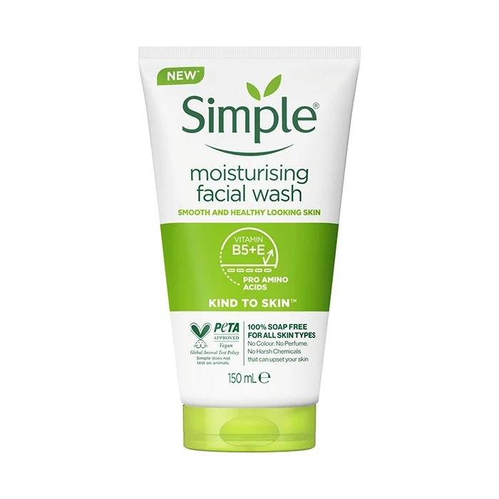 ژل شستشوی مرطوب‌کننده صورت سیمپل (Simple Moisturising Facial Wash) 