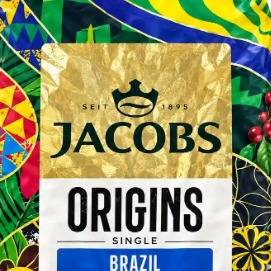 دانه قهوه ۱۰۰۰ گرمی جاکوبز اوریجینز برزیل (Jacobs Origins Single Brazil Crema)